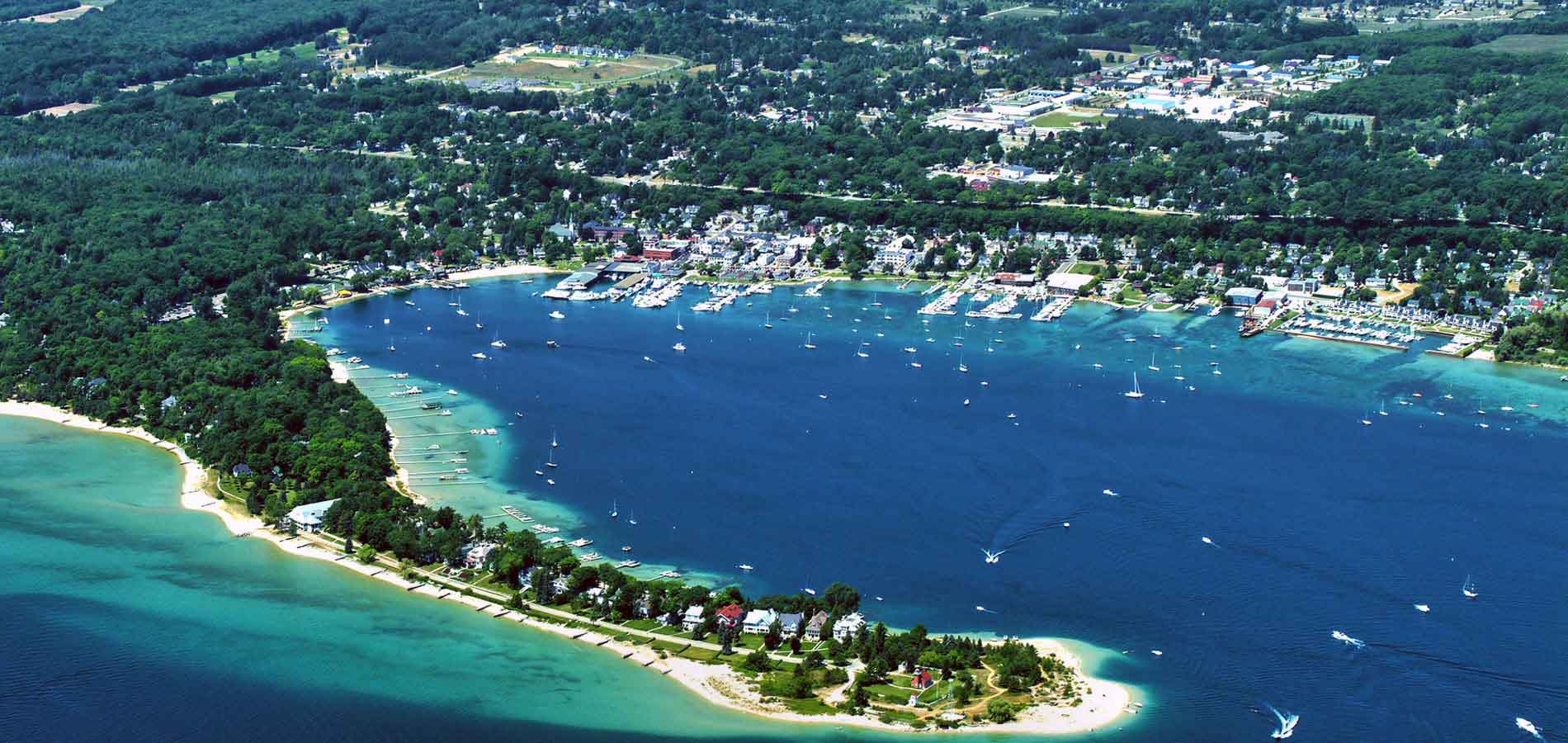 Harbor Springs aerial view