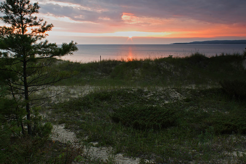 Beautiful Sunset view from Petoskey State Park,