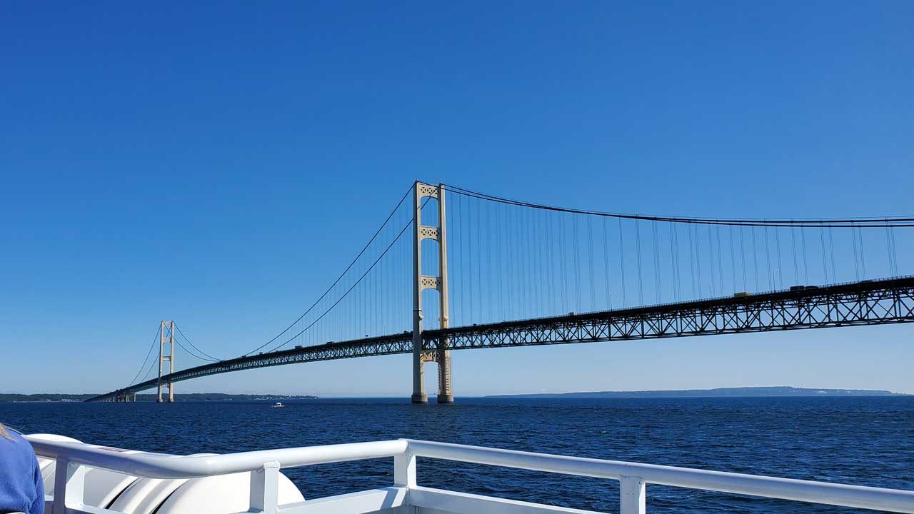 Mackinac Island Ferry, Mackinac Bridge tour