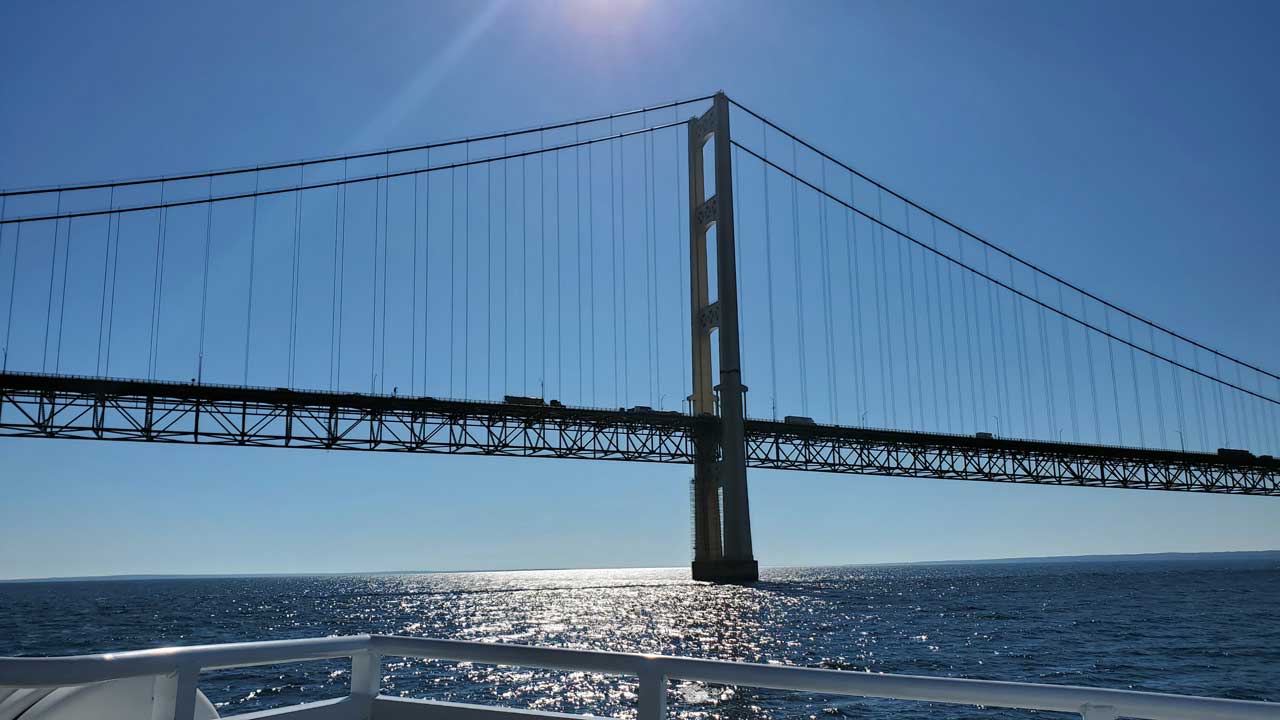 Mackinac Island Ferry, Mackinac Bridge tour