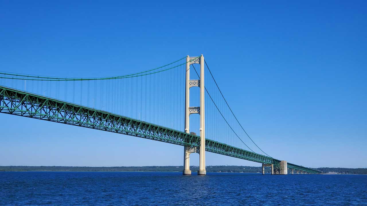 Mackinac Island Ferry, Mackinac Bridge tour