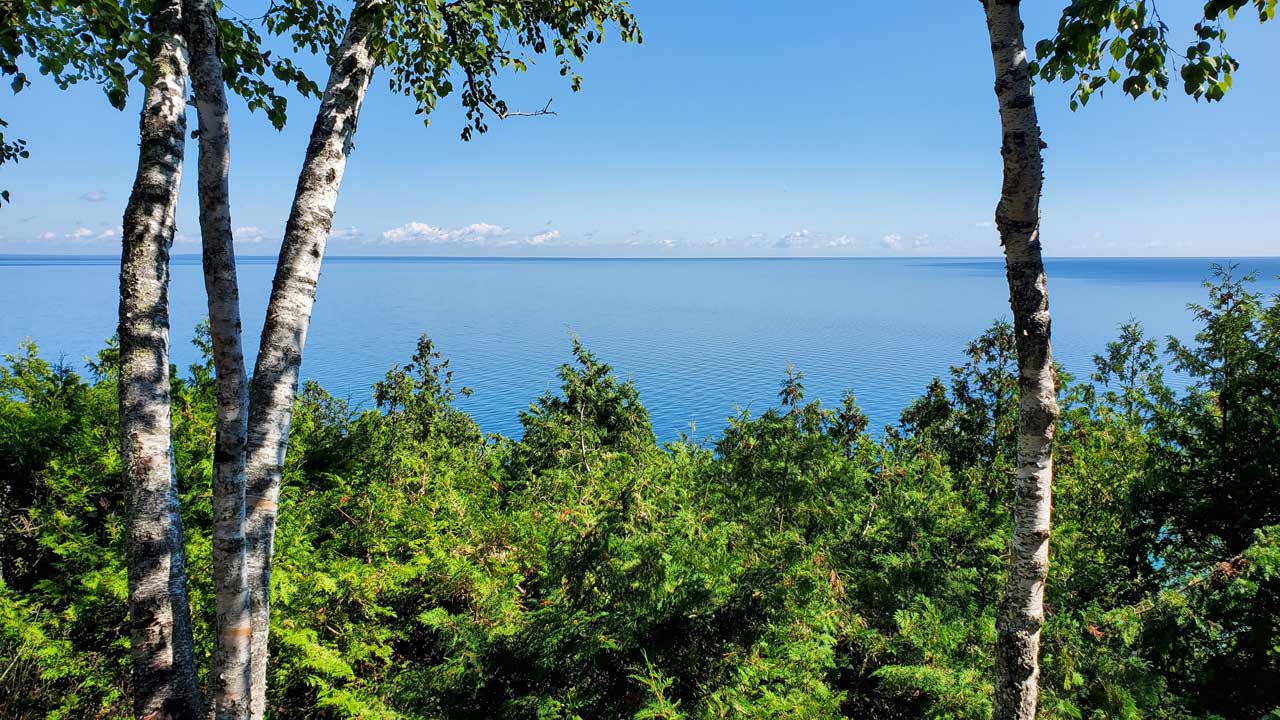 Mackinac Island scenic overlook