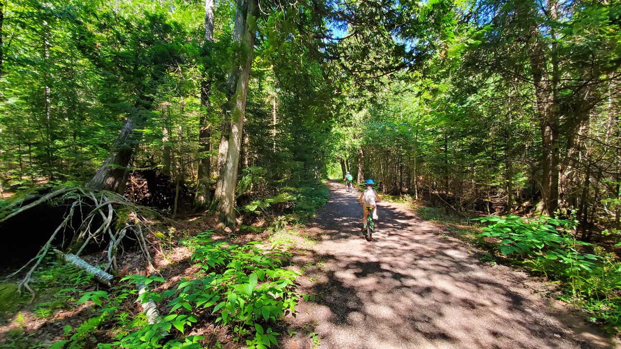 Biking on Mackinac Island