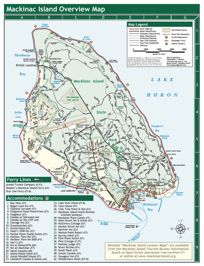 Mackinac Island Map